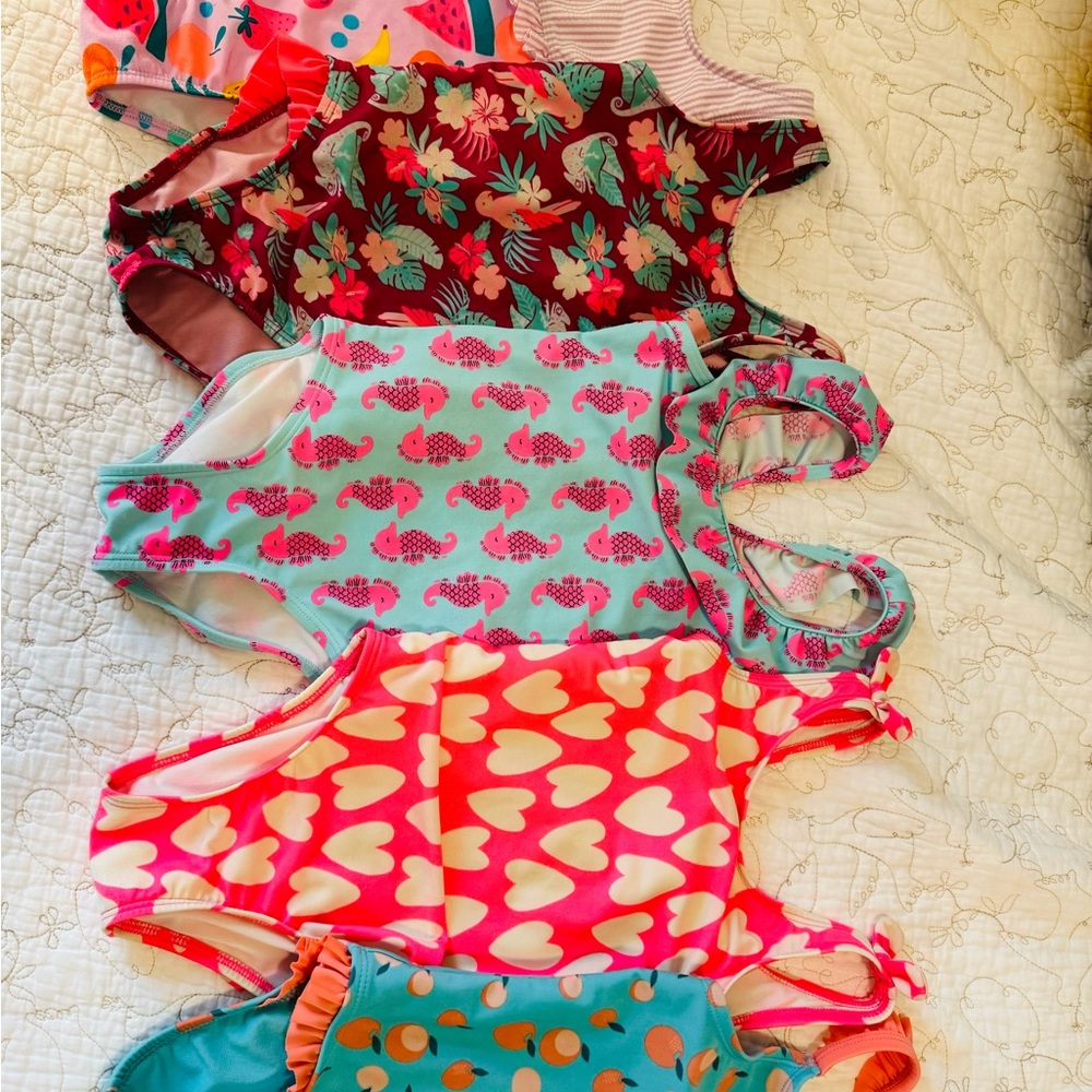 3T toddler girls swimsuit bundle